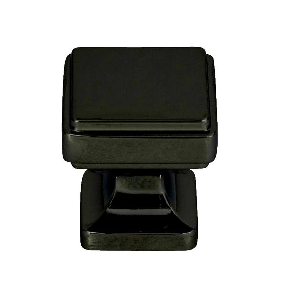 Atlas A200-BL Kate 1 1/8" Longitud Perilla Cuadrada Negro Mate Foto 1 de 1