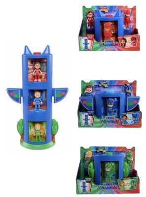 PJ Masks Toys Transforming Totem Tower Spielset X3. RAR. Gekko, Catboy, Owlette - Bild 1 von 4