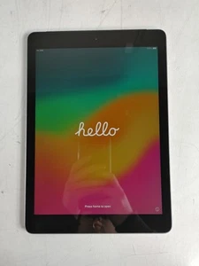 Apple iPad 6th Gen A1954 32 GB iOS 17.7.5 Space Gray Tablet - Picture 1 of 6