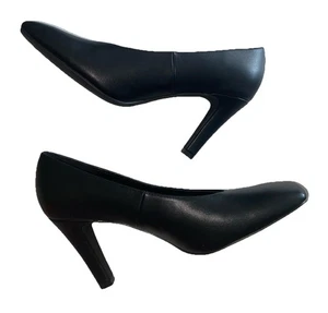 9.5M- Worthington Wor East women square toes high heel pumps black - Picture 1 of 6