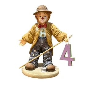 Vintage Flambro Little Emmett Clown Figur 4. Geburtstag 1994 - Bild 1 von 3