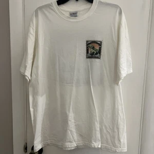 Vintage 90s Crazy Shirts Florida T-Shirt Made in USA Sunshine Mens Sz L alligat - Picture 1 of 10