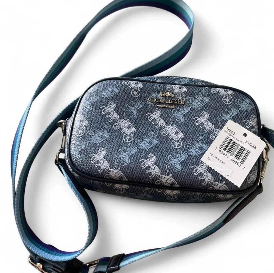 COACH F 78603 CONVERTIBLE BELT BAG WITH HORSE AND CARRIAGE PRINT NWT - Image 1 of 4