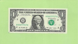 2009 ..UNCIRC $1  B 5027 7717 H  .... 2009  $1  B-H         NICE NOTE     FRN - Picture 1 of 2