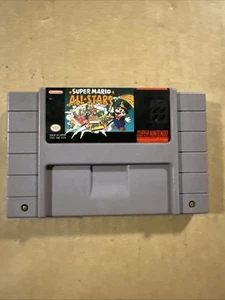 Nintendo SNES - Super Mario All Stars - Original Authentic 1991 Game Cartridge - Picture 1 of 11