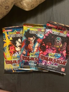 Dragon Ball Super Vermilion Bloodline Booster Packs 2nd Edition (3x) - Picture 1 of 2