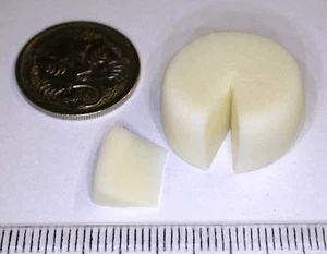 Miniature Cheshire Cheese for Dollshouse 1/12 scale - Picture 1 of 1