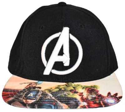 Gorra Oficial Marvel Avengers Age of Ultron Billete Plano Ajustable Snapback Foto 1 de 4