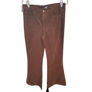 Paige Women's High Waist Flare Corduroy Jeans Brown Size 29 - Picture 1 of 4