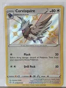 Corvisquire SV102/SV122 Holo Brillante Raro Destinos Brillantes Pokémon JCC - Imagen 1 de 1