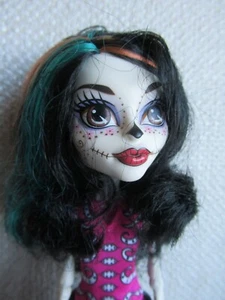 Monster High bambola Skelita Calaveras Art Class 2013 vestito originale scarpe pennello - Foto 1 di 8