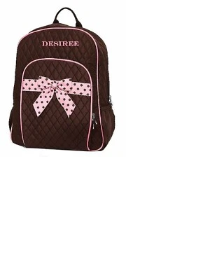 Mochila Acolchada Belvah Marrón Rosa Grandes Amplios Bolsillos Nueva con Etiquetas Foto 1 de 2