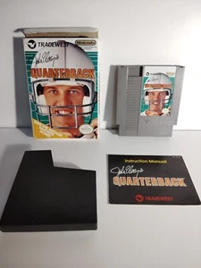 John Elway's Quarterback Nintendo Entertainment System NES CIB completo - Foto 1 di 4