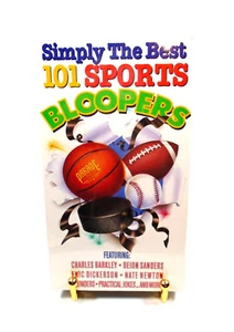 Vintage NOS Simply The Best 101 Sports Bloopers VHS Tape Color 33 Mins 1995 USA - Picture 1 of 6