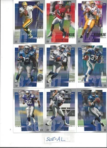 2001 Upper Deck MVP Seattle Seahawks Team Set Robinson RC Matt Hasselbeck RC 10 - Imagen 1 de 2