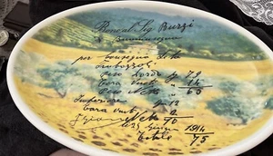 Opificio Etico platter plate Bono Al Sig Burzi made in Italy - Picture 1 of 6