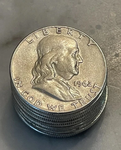 [Lot of 10] Franklin Half Dollar - 90% Silver - Choose How Many Lots of 10! Cover