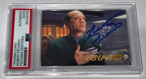 Robert Picardo "EMH Doctor" 1995 Skybox STAR TREK Voyager Signed Rookie Card PSA - Picture 1 of 3