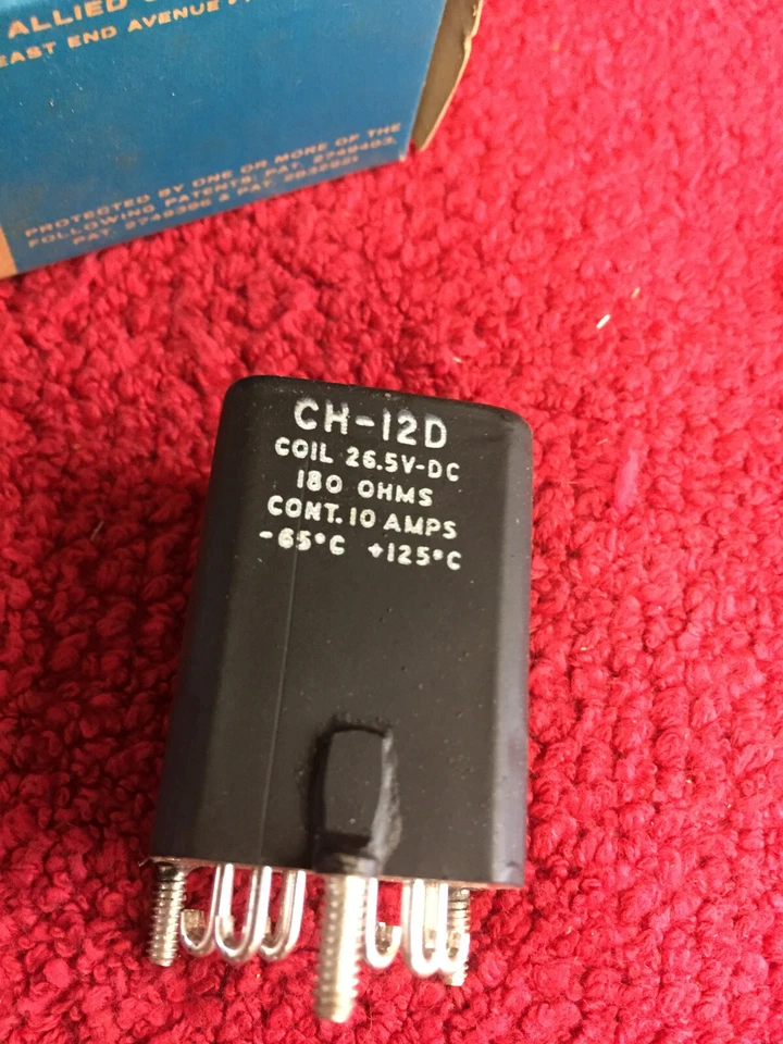 CH12D 26.5VDC COIL 180 OHM 14PIN  RELAY  ALLIED CONTROLS  NEW - Image 1 of 1