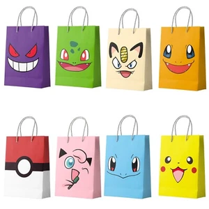 pikachu Geschenktüte Kinder Geburtstags Dekoration Pokemon Party Deko Zubehör - Bild 1 von 10