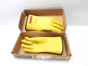 Salisbury D120 Klasse 0 Typ I Linesman Handschuhe 1000V Größe 9,5, 11" getestet 19.08.24 - Bild 1 von 3