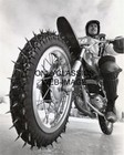1972 MOTORCYCLE RACING ON ICE SPIKES BULTACO 8X10 PHOTO DOW LAKE OTTAWA CANADA