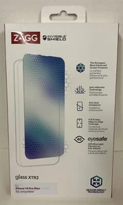 ZAGG InvisibleShield Glass XTR2 Screen Protector for iPhone 14 Pro Max - Picture 1 of 5