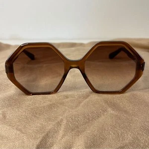 Occhiali da sole donna Ferragamo 55 mm cristallo marrone SF1070S-210 - Foto 1 di 7