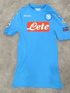 2016-17 Kalidou Koulibaly Napoli Match Used Worn UCL Soccer Shirt Game Jersey - Picture 1 of 11