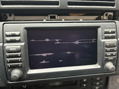 BMW E46 BORDMONITOR Navigation Radio CD Bordcomputer 6552 6934409 Alpine - Bild 1 von 4