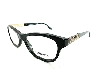Neu Versace Mod.212-B 52mm Schwarz Cat Eye Damen Brille Brillengestell Italy #9&0 - Bild 1 von 12