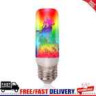 Led Flame Bulb Light Simulation Flicker Flame Atmosphere Lamp (Multicolor)