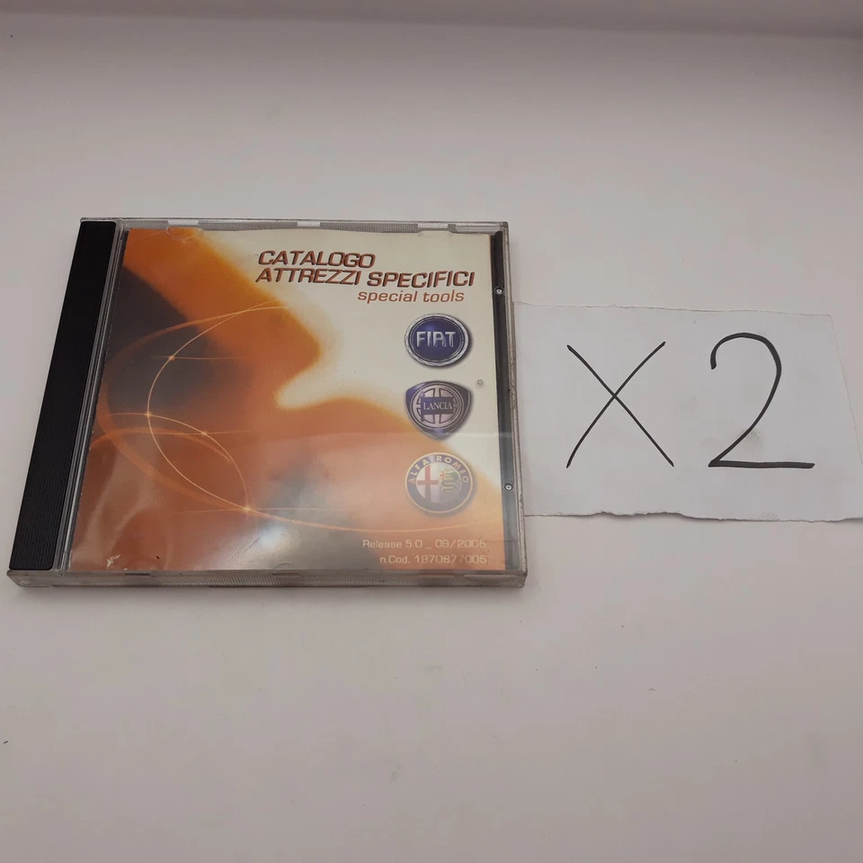 Manuale officina catalogo attrezzi specifici Fiat Lancia Alfa Romeo  su CD 2005. - Immagine 1 di 4