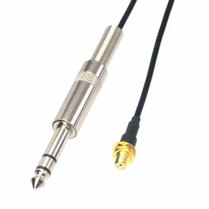 6.35mm 1/4" to microdot jack cable for Wireless Audio Mic Transmitter Receiver - Picture 1 of 5