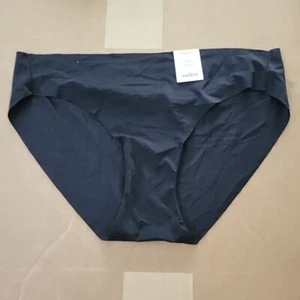 Women's Invisible Edge Bikini Underwear - Auden Black Size Medium. B08 - Picture 1 of 2