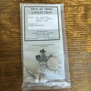 MEN AT ARMS COLLECTION MA774 US INFANTRY PRIVATE COMBAT DRESS 1918 54MM NEW - Picture 1 of 6