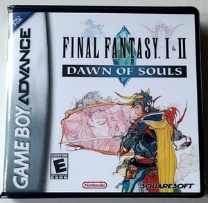 Final Fantasy I II Dawn Of Souls CASE ONLY Game Boy Advance GBA Box BEST QUALITY - Picture 1 of 6