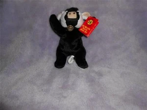 Beanie Kids MOO THE TALKING COW NMT BK 74 Old Rare Retired - Picture 1 of 8