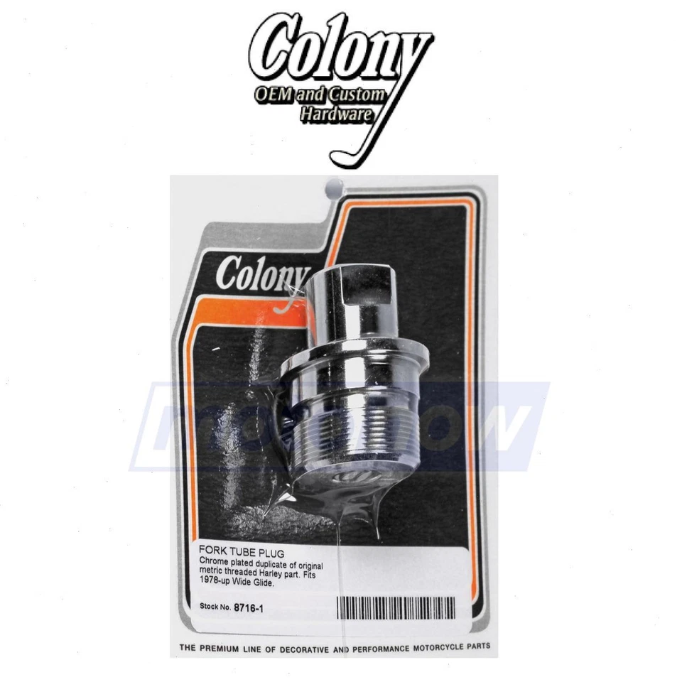 Colony Fork Tube Plug for 1994-2006 Harley Davidson FLHR Road King - fc Foto 1 de 4