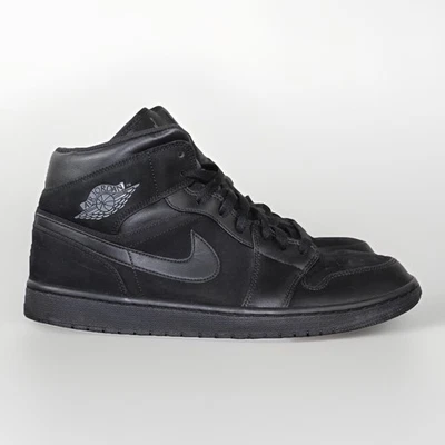 NIKE AIR JORDAN 1 NEGRO MEDIO-GRIS OSCURO-NEGRO 554724-050 Hombre’s Talla 11.5 Foto 1 de 4