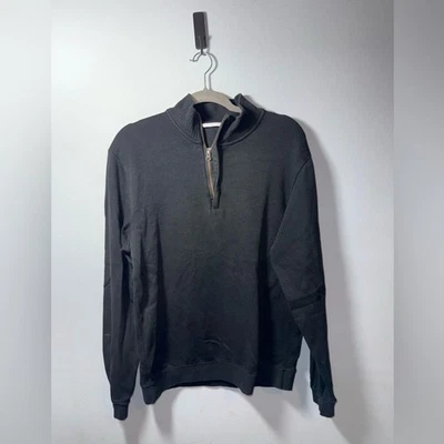 Cutter & Buck Mens Cotton Quarter Zip Pullover Sweater Size Medium EUC - Image 1 of 4