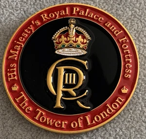 Tower of London Yeoman Warders Club, The Keys Challenge Coin 50 mm - Picture 1 of 8