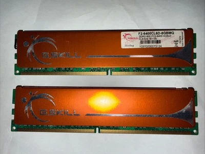 G.SKILL 8GB (2 x 4GB) DDR2 800 (PC2 6400) Dual Channel Kit Desktop Memory - Image 1 of 2
