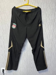 Pantalones deportivos anchos negros vintage Adidas Liverpool Clima365 para hombre talla L - Imagen 1 de 11