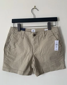 Pantalones Cortos Damas Gap City Talla 6/8 Nuevos Beige 28” Cintura Verano Algodón - Imagen 1 de 6