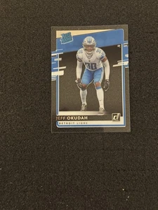 2020 Panini Chronicles - Novato calificado por Clearly Donruss #RR-JO Jeff Okudah (RC) - Imagen 1 de 2