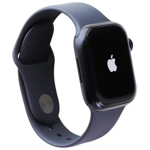 Apple Watch Series 9 ( GPS Seulement) (A2978) 41mm Minuit Al / Sp Bande (S/M) - Photo 1 sur 4