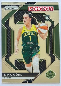 2024 Panini WNBA Monopoly Prizm, Nika Mühl,  RC #WNBA26 - Bild 1 von 2