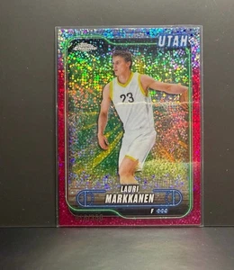 2024-25 Topps cromo Lauri Markkanen magenta mira refractor #37 Jazz/350 - Imagen 1 de 3