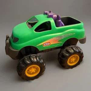 Vintage Little Tikes Rugged Riggz Green Monster Truck Toy USA Made Preschool - Picture 1 of 10